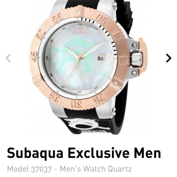 INVICTA Subaqua Dragon Mother of Pearl Exclusive Men's Quartz Watch 37037 - Picture 10 of 13